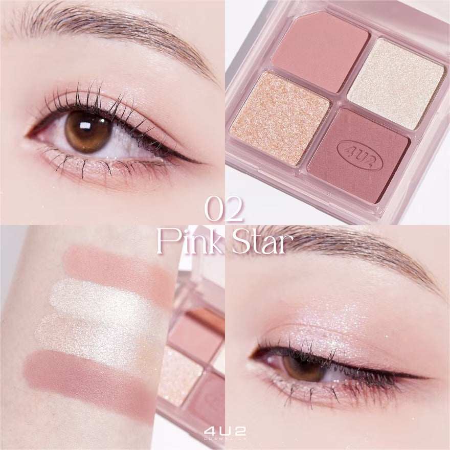 4U2 Jewel Box 4-Color Eyeshadow Palette