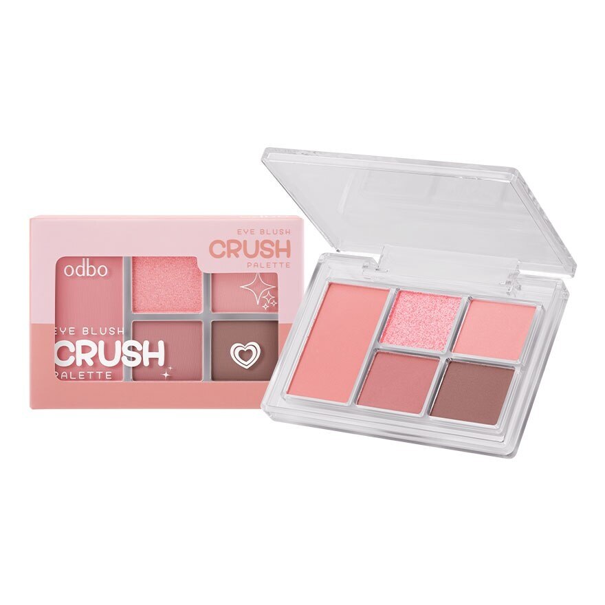 odbo Blush & Eye Palette - θθηΌε½±η€ - Rosy Aura