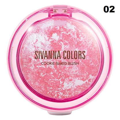 SIVANNA COLORS Cookie Baked Blush - 曲奇餅胭脂 - Rosy Aura