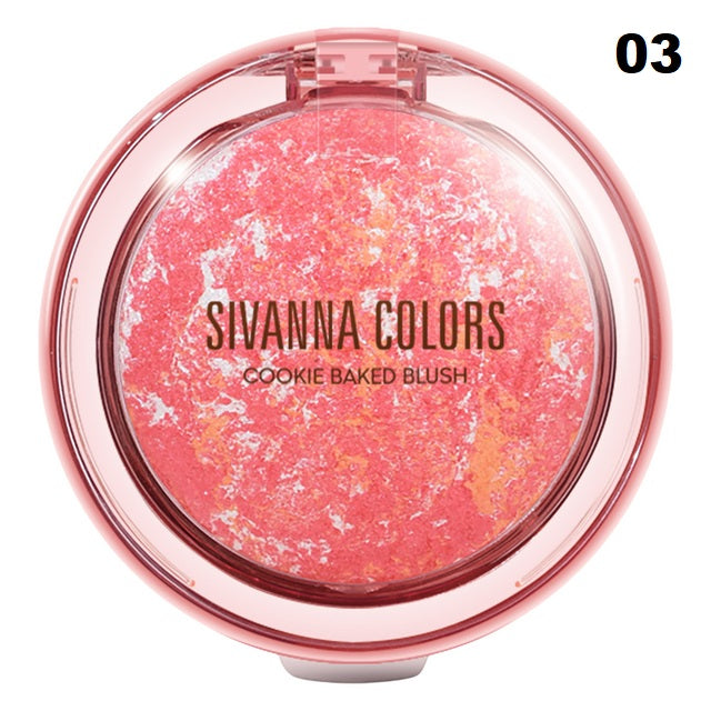 SIVANNA COLORS Cookie Baked Blush - 曲奇餅胭脂 - Rosy Aura