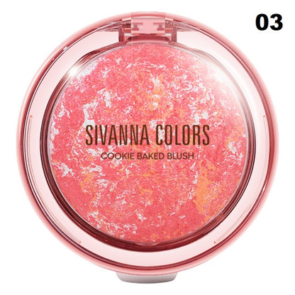 SIVANNA COLORS Cookie Baked Blush - 曲奇餅胭脂 - Rosy Aura