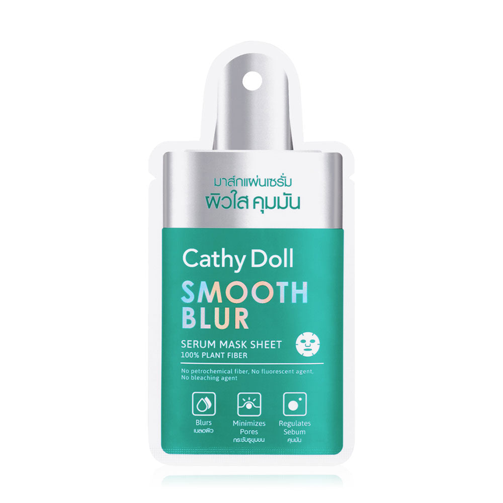 Cathy Doll Smooth Blur Serum Mask Sheet - 緊緻毛孔精華面膜 20g - Rosy Aura