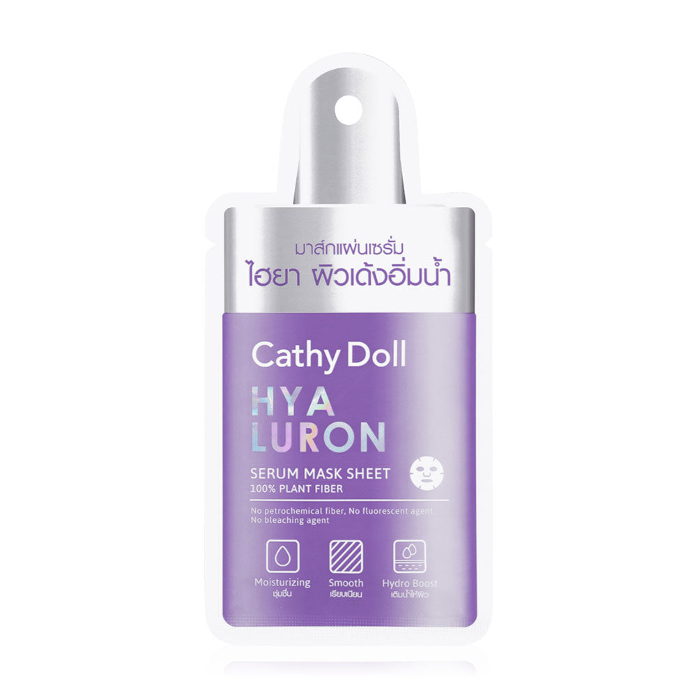 Cathy Doll Hyaluron Serum Mask Sheet - 保濕精華面膜 20g - Rosy Aura