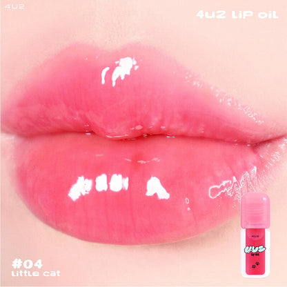 4U2 Lip Oil - 變色滋養唇彩 - Rosy Aura