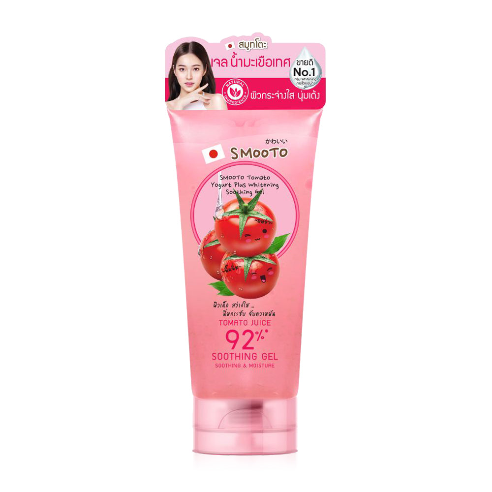 Smooto Tomato Yogurt Plus Whitening Soothing Gel 200g - 番茄乳酪美白舒緩啫喱 200g