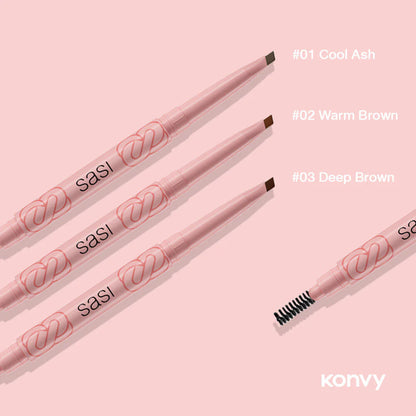 Sasi Auto Eyebrow Pencil - 旋轉眉筆 - Rosy Aura