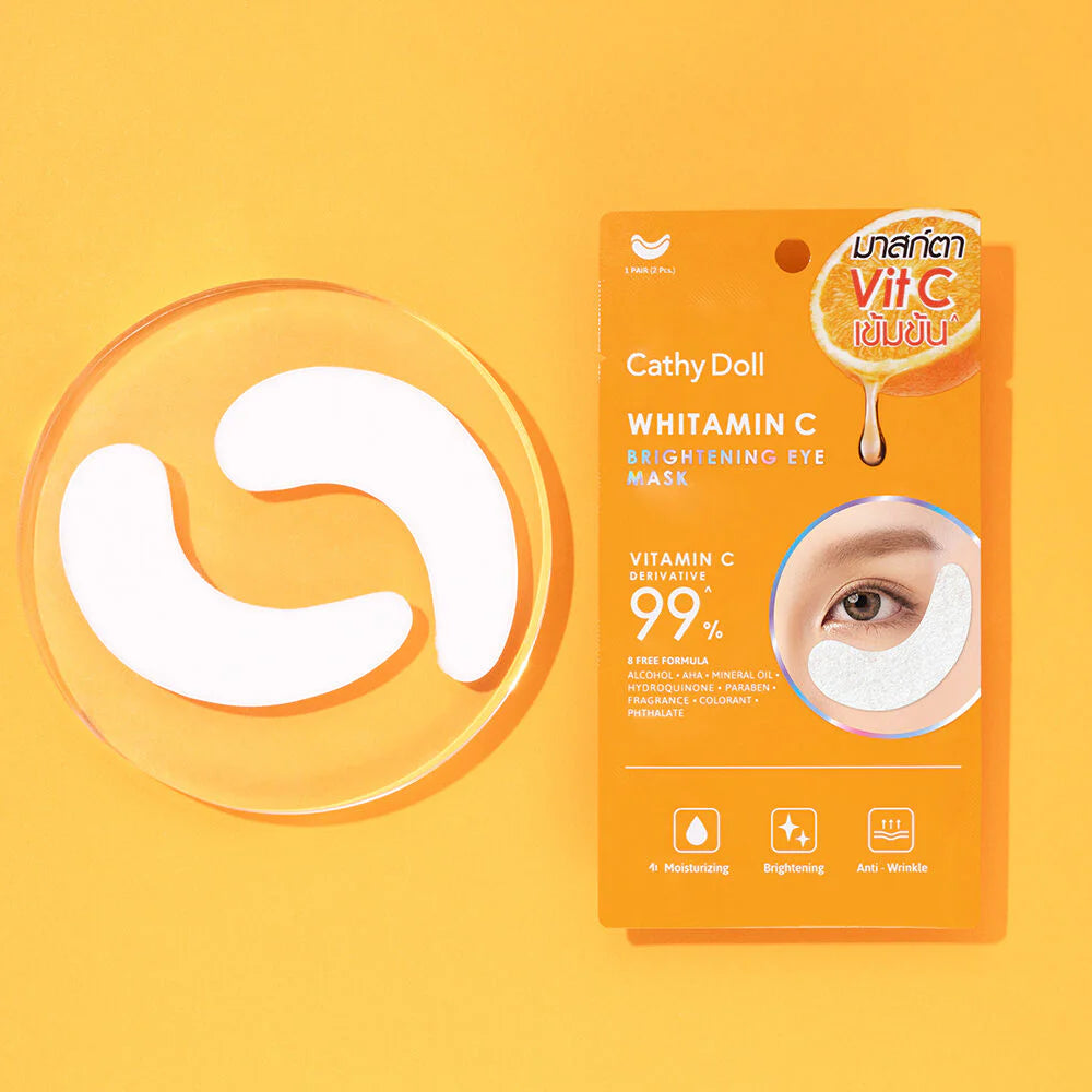 Cathy Doll Vitamin C Brightening Eye Mask - 維他命C美白眼膜 5g - Rosy Aura