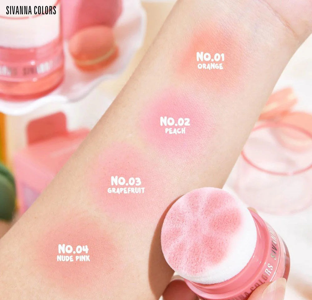 SIVANNA COLORS Blush Powder - 氣墊胭脂 - Rosy Aura