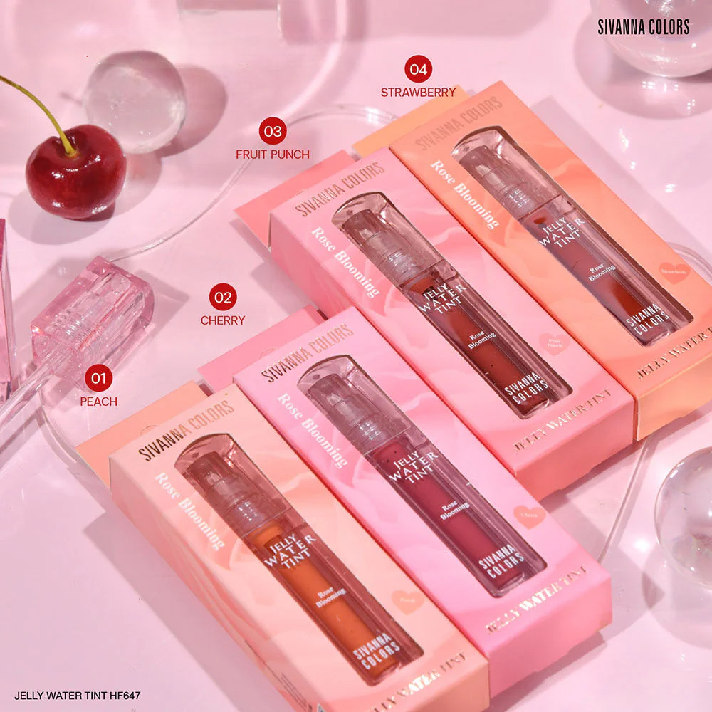 SIVANNA COLORS Lip Tint - 果凍亮澤唇彩 - Rosy Aura