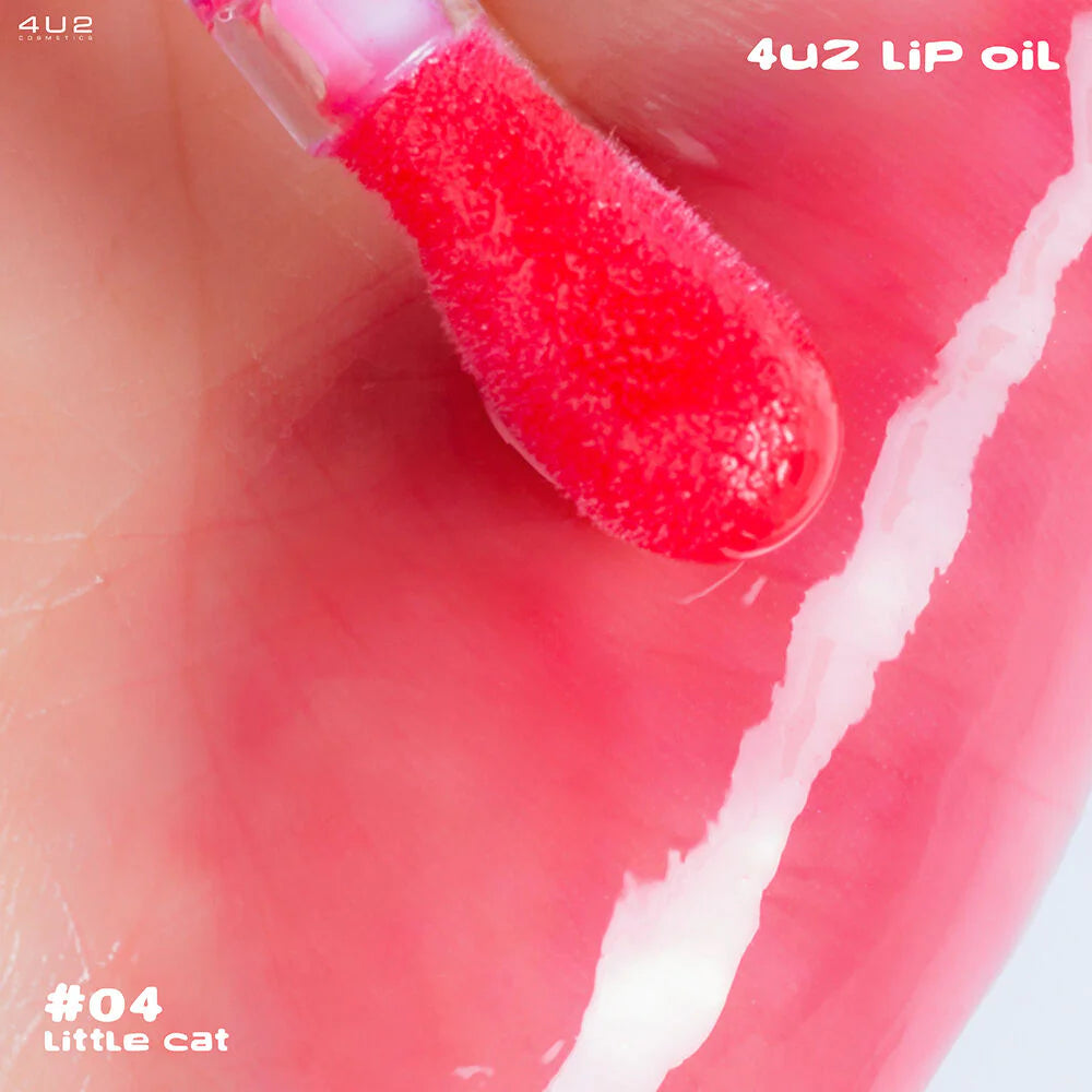 4U2 Lip Oil - 變色滋養唇彩 - Rosy Aura