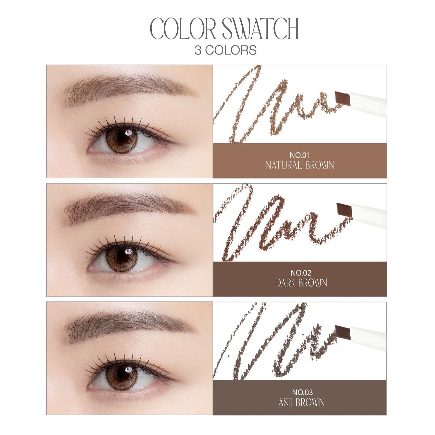 4U2 Auto Brow Pencil - 自動眉筆 - Rosy Aura