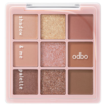 odbo Shadow&Me Palette - 九色眼影盤 - Rosy Aura