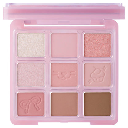 odbo Sweet Munch Eyeshadow Palette - 九色眼影盤 - Rosy Aura