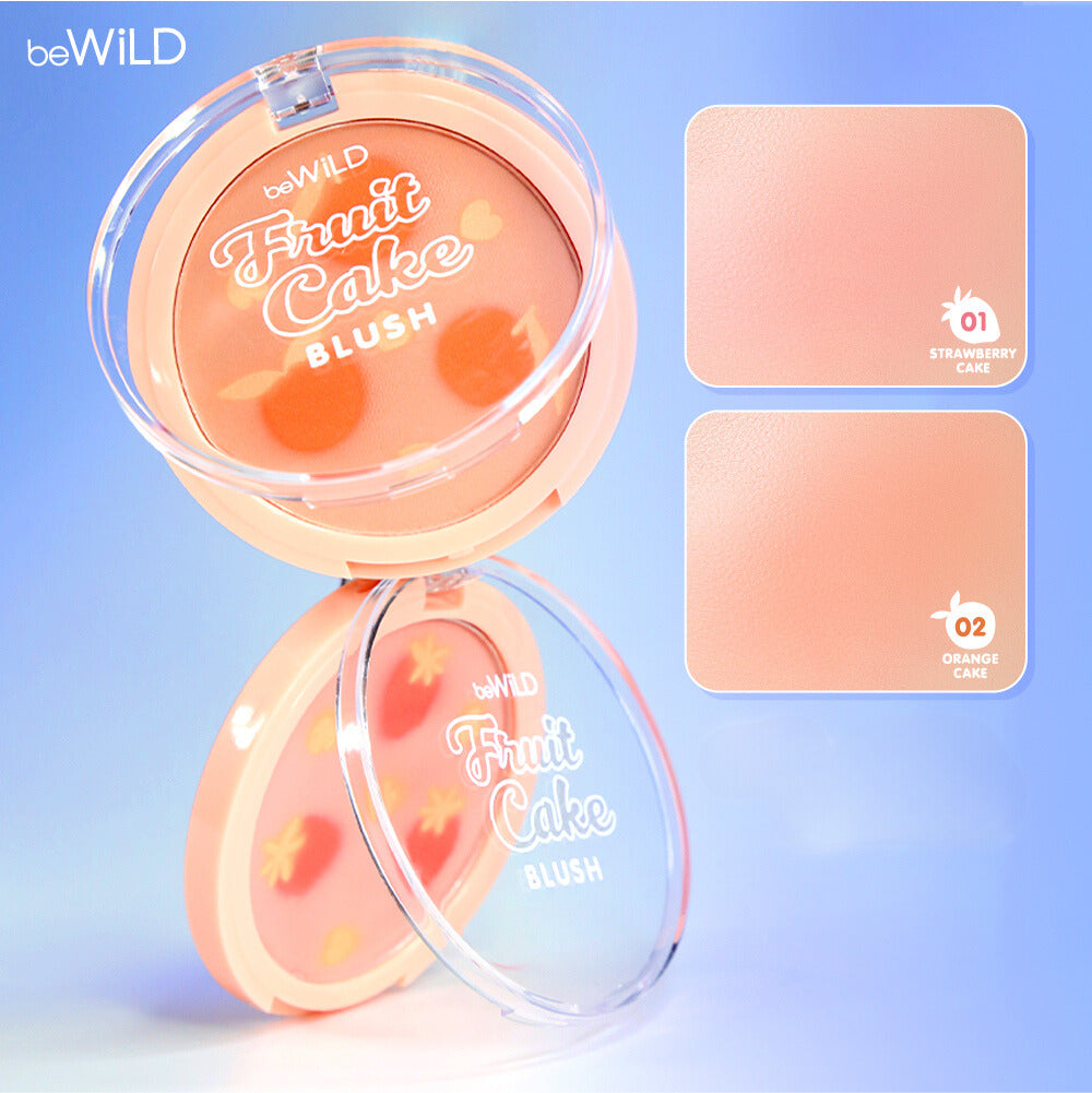 Bewild Fruit Cake Blush - 水果花紋胭脂 - Rosy Aura