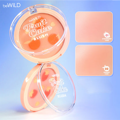 Bewild Fruit Cake Blush - 水果花紋胭脂 - Rosy Aura