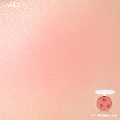 Bewild Fruit Cake Blush - 水果花紋胭脂 - Rosy Aura