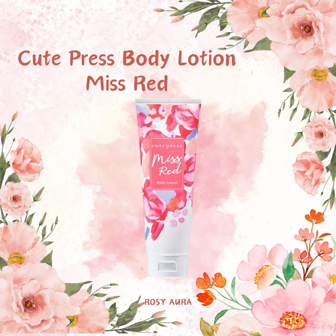 Cute Press Body Lotion 潤膚露 - Miss Red 250g - Rosy Aura