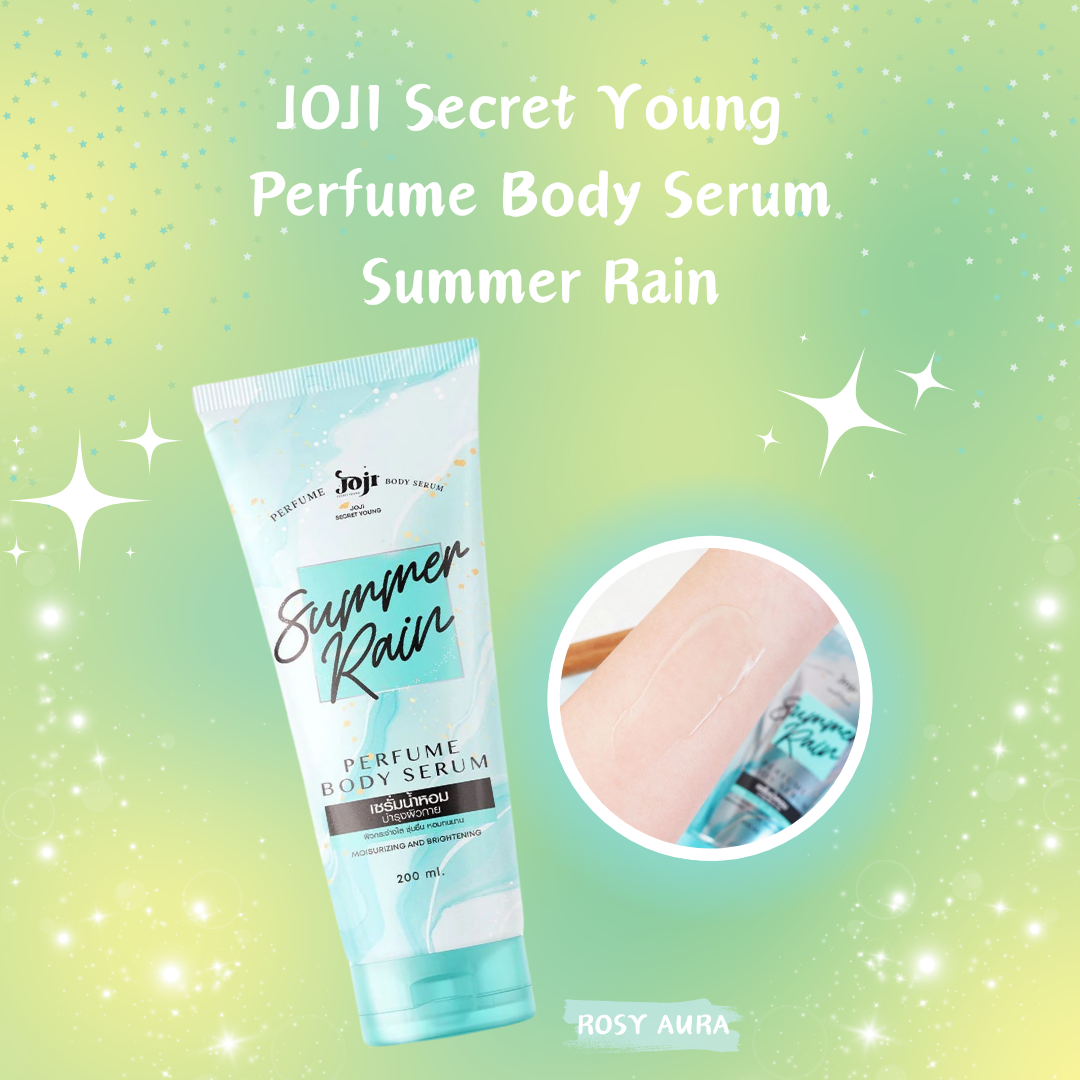 JOJI Secret Young Perfume Body Serum 潤膚精華 - Summer Rain 200ml - Rosy Aura