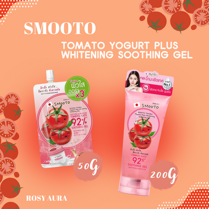 Smooto Tomato Yogurt Plus Whitening Soothing Gel 200g - 番茄乳酪美白舒緩啫喱 200g