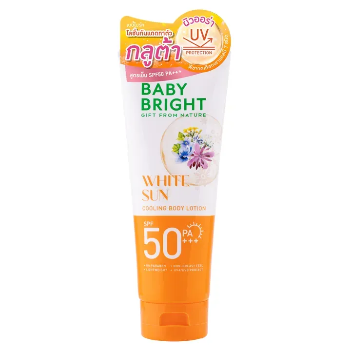 Baby Bright 涼感防曬身體乳液 SPF50 PA+++ 160ml