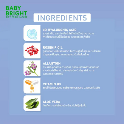 Baby Bright 涼感防曬身體乳液 SPF50 PA+++ 160ml