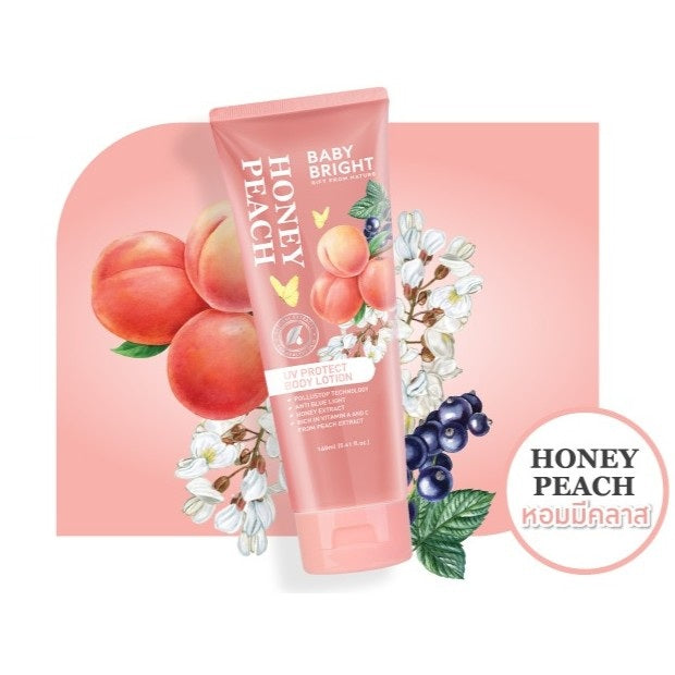 Baby Bright Sunscreen Body Lotion 160ml - Honey Peach