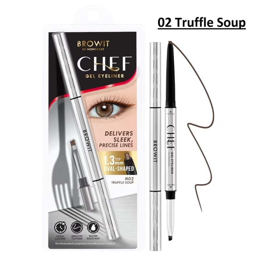 Browit Chef Gel Ultra Slim Eyeliner Pencil