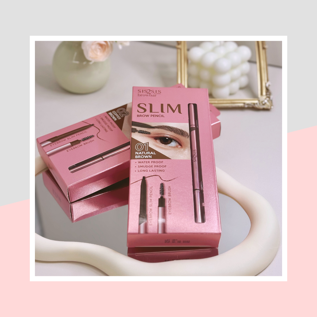 SIS2SIS Slim Brow Pencil - 纖細旋轉眉筆 - Rosy Aura