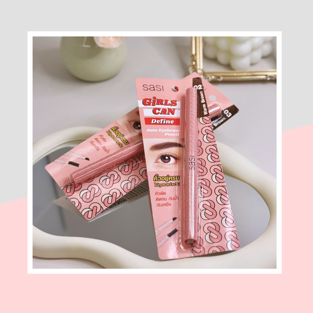 Sasi Auto Eyebrow Pencil - 旋轉眉筆 - Rosy Aura