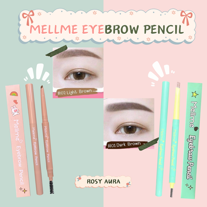 MELLME Eyebrow Pencil - 旋轉眉筆 - Rosy Aura