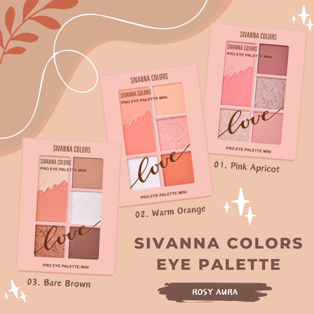 SIVANNA COLORS Eye Palette - 6色眼影盤 - Rosy Aura