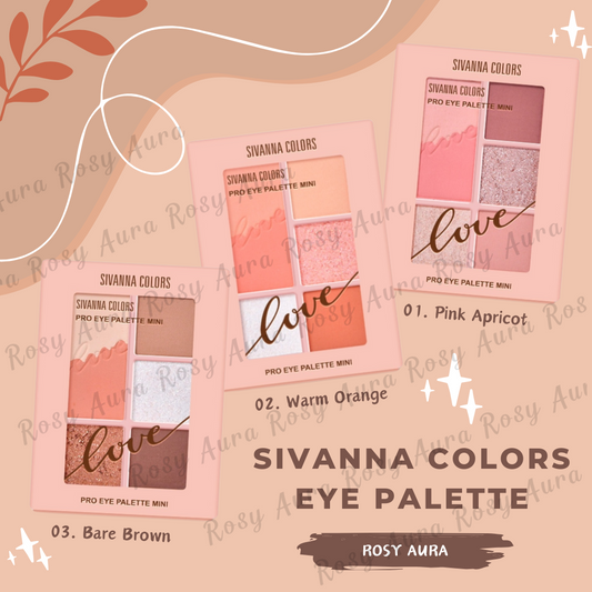 SIVANNA COLORS 6色眼影盤