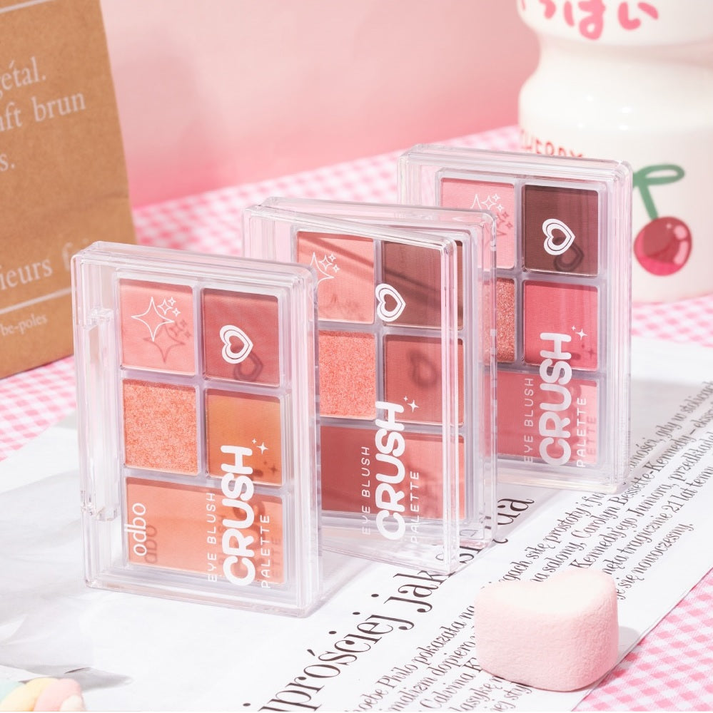 odbo Blush & Eye Palette - 胭脂眼影盤 - Rosy Aura