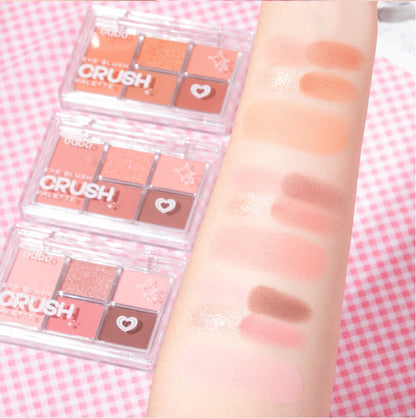 odbo Blush & Eye Palette - 胭脂眼影盤 - Rosy Aura