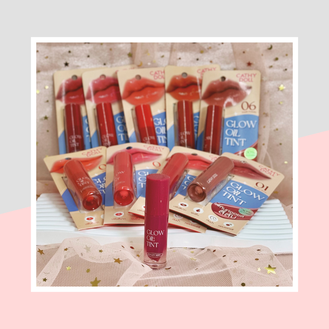 Cathy Doll Glow Lip Tint - 亮面唇彩 - Rosy Aura