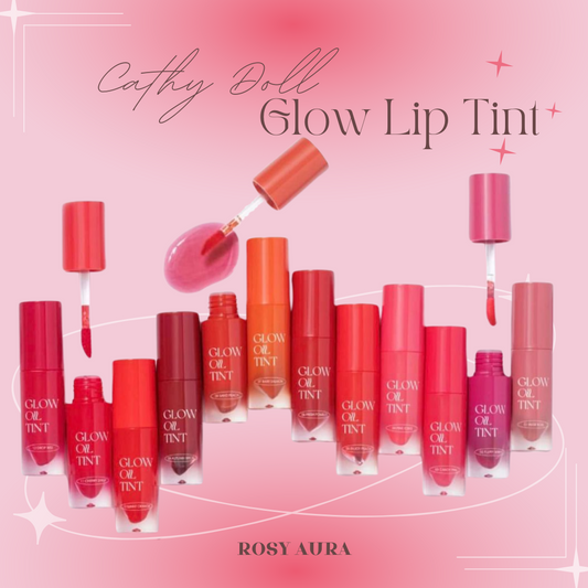 Cathy Doll Glow Lip Tint - 亮面唇彩 - Rosy Aura