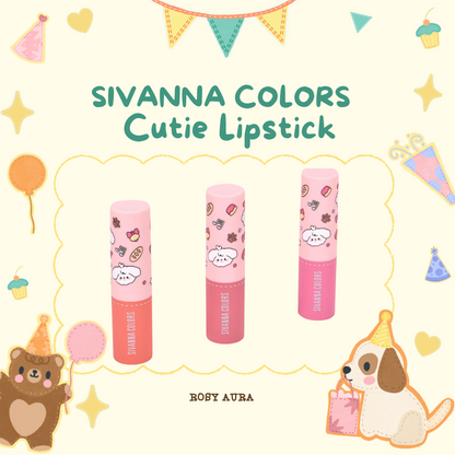 SIVANNA COLORS Cutie Lipstick - 可愛潤唇膏 - Rosy Aura