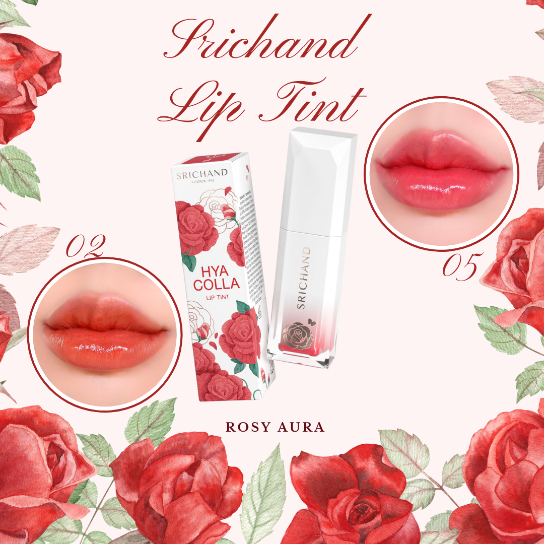 Srichand Lip Tint - 亮澤唇彩 - Rosy Aura