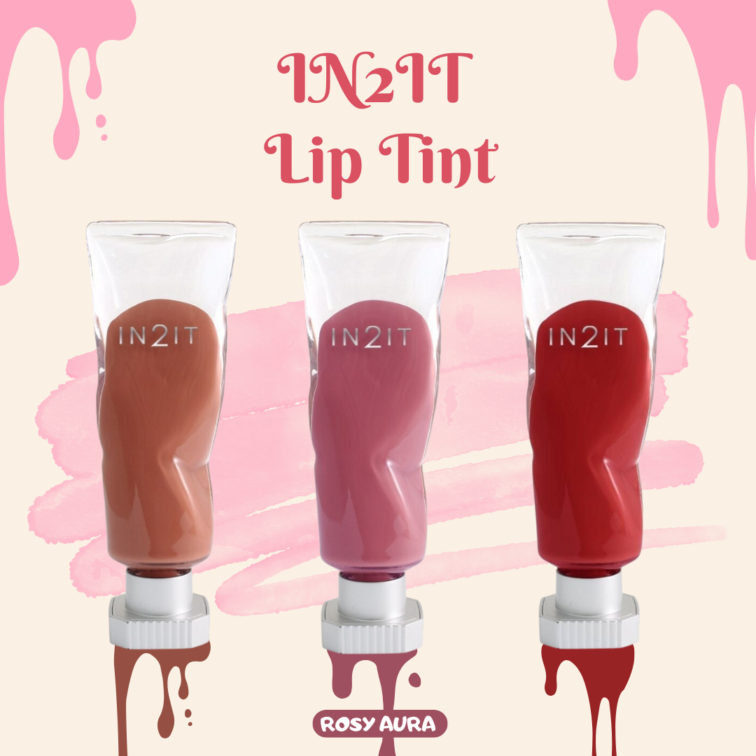 IN2IT Paint it Lip Tint - 顏料造型兩用唇彩 - Rosy Aura