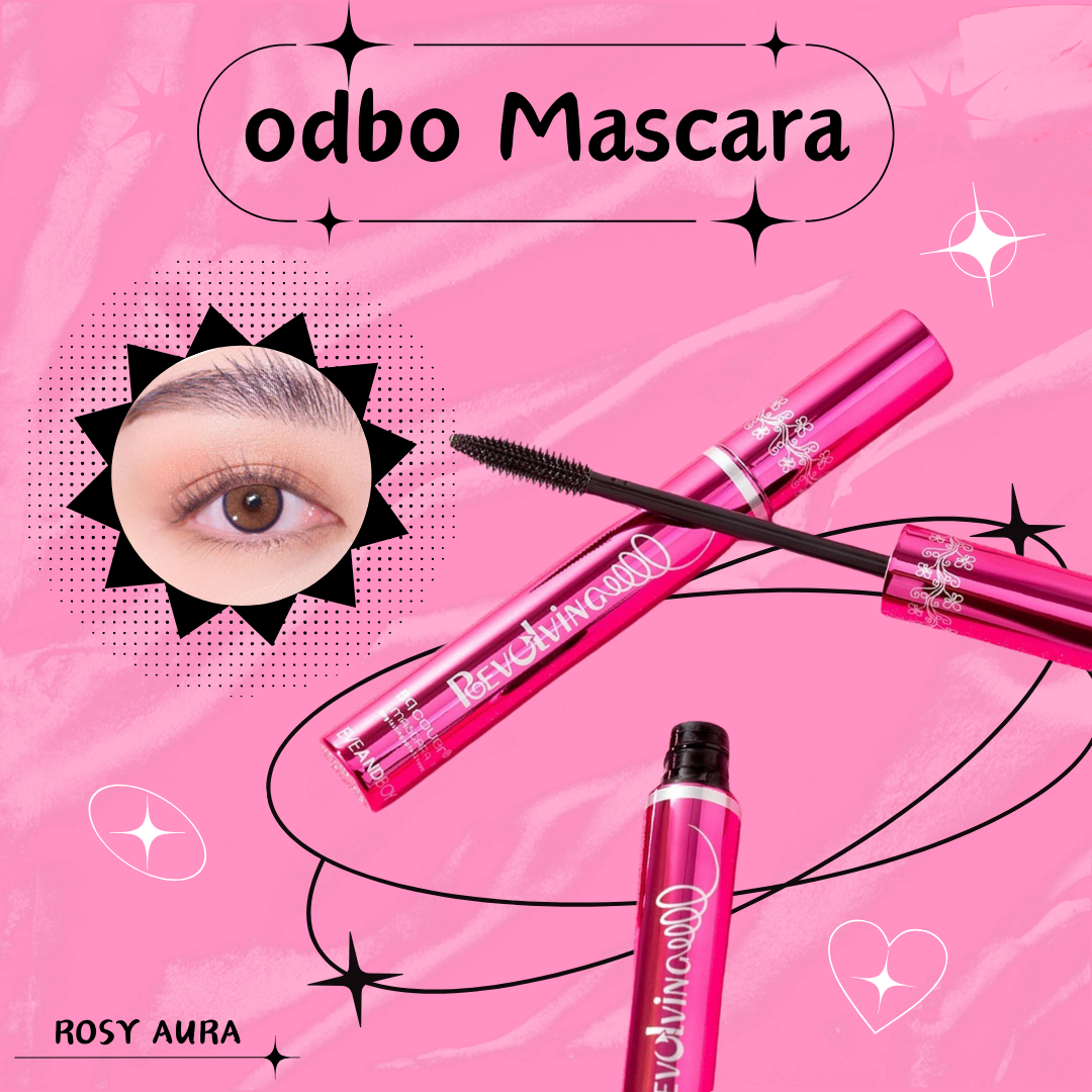 odbo Mascara - 纖長睫毛膏 - Rosy Aura