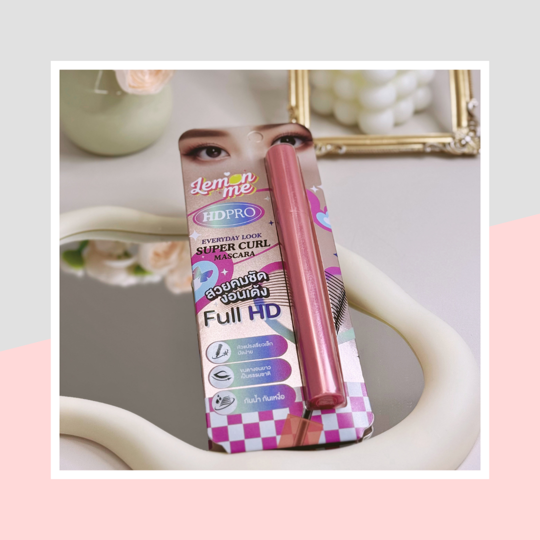 LEMON ME Super Curl Mascara - 超捲曲睫毛膏 - Rosy Aura