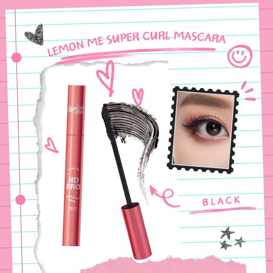 LEMON ME Super Curl Mascara - 超捲曲睫毛膏 - Rosy Aura