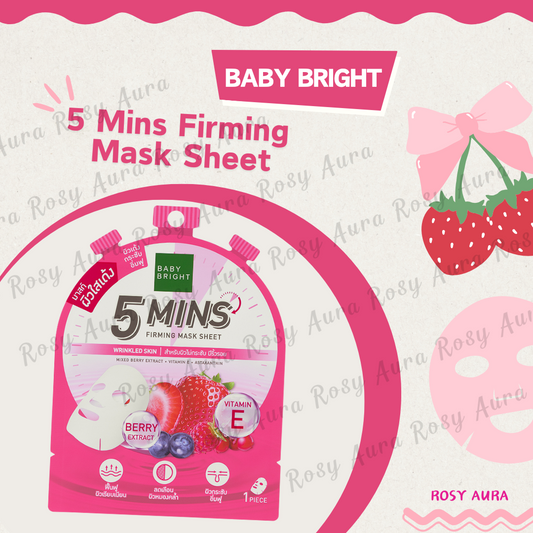 Baby Bright 5 Mins Firming Mask Sheet 18g