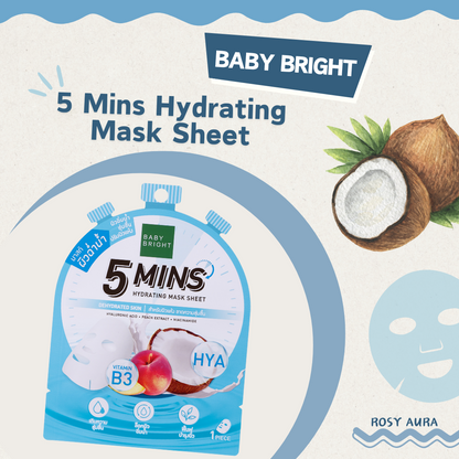 Baby Bright 5 Mins Hydrating Mask Sheet 18g