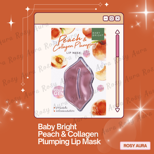 Baby Bright Peach & Collagen Plumping Lip Mask 10g
