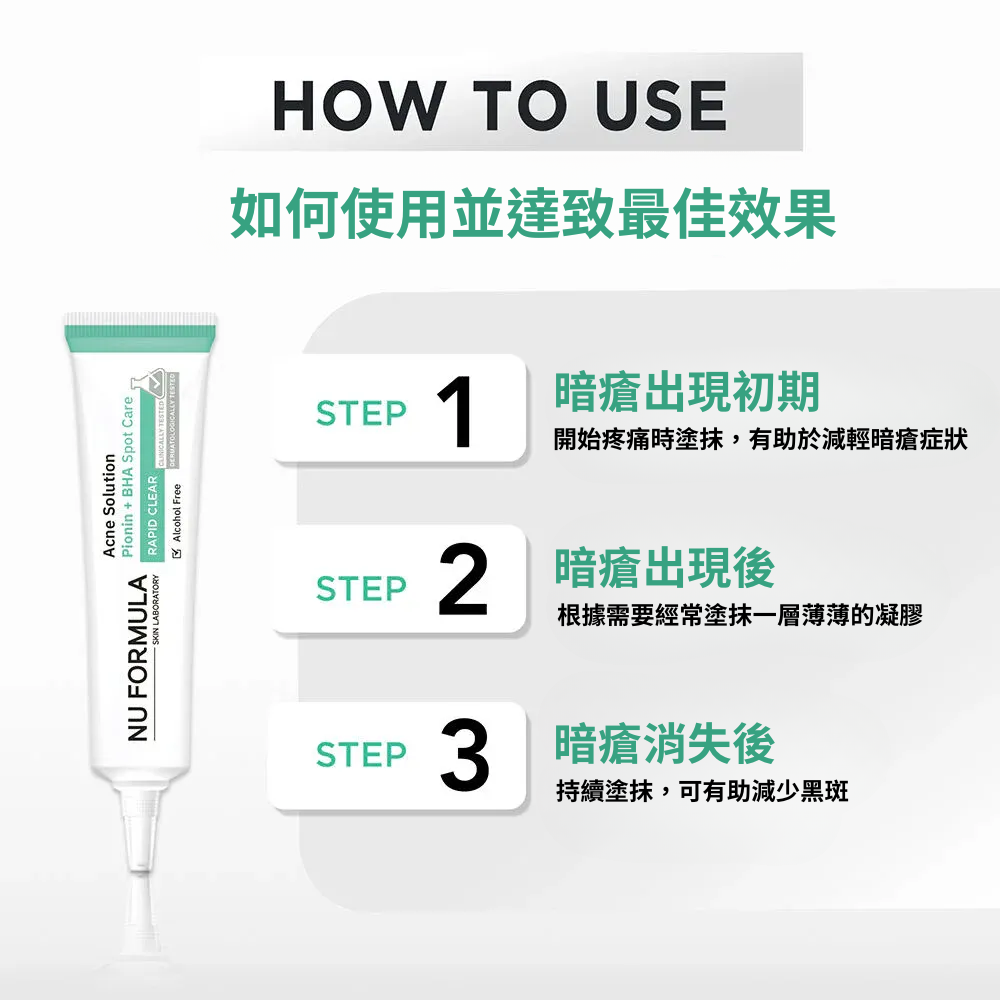 Nu Formula 祛痘凝膠 10g