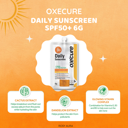 Oxecure Daily Sunscreen SPF50+ 6g - 日常防曬霜 SPF50+ 6g