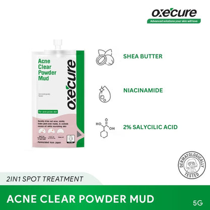 Oxecure Acne Clear Powder Mud 7g