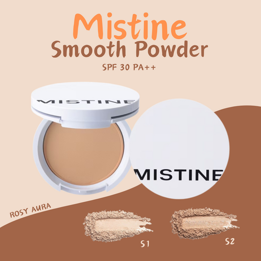 Mistine Smooth Powder SPF 30 PA++ - 控油防曬粉餅 - Rosy Aura