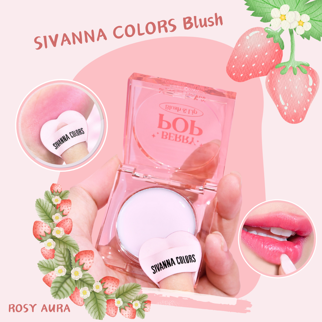 SIVANNA COLORS Blush - 變色胭脂膏 - Rosy Aura